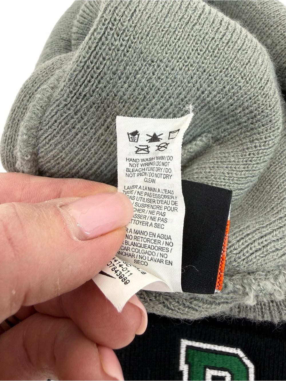 TWO Dartmouth College Nike Winter Hats OS Black Gray - Picture 12 of 12